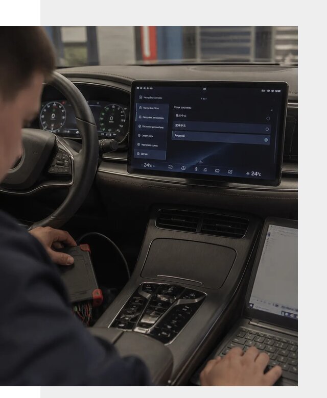 Русификация автомобиля BYD HAN для эксплуатации в Ногинске